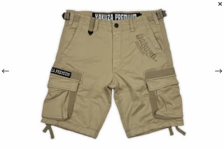 Yakuza Premium Pánské šortky 3655 - béžové