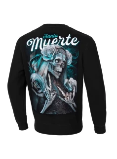 PitBull West Coast Pánská mikina SANTA MUERTE - černá