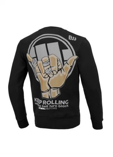 PitBull West Coast Pánská mikina KEEP ROLLING - černá