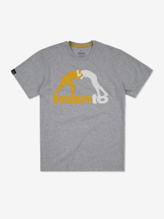 Pánské Triko Manto LOGO - šedé