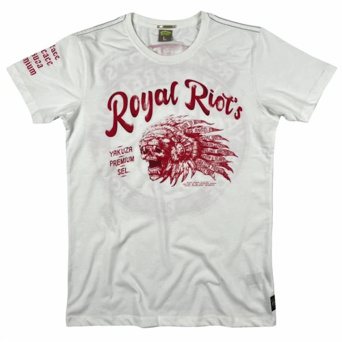 Yakuza Premium Pánské tričko YPS-3706 - bílé