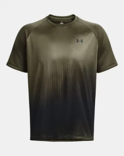 Pánské kompresní triko Under Armour UA Tech™ Fade - zelené