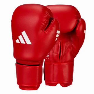 Boxerské rukavice Adidas IBA Catus kůže - červené