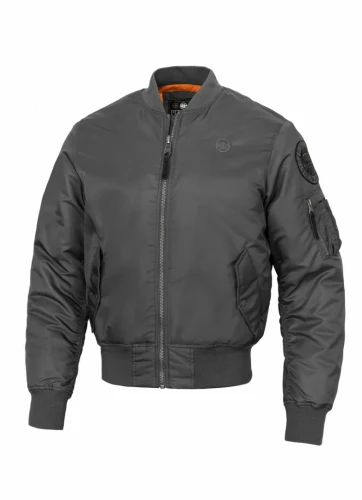 Zimní bunda PitBull West Coast MA-1 Verano - šedá