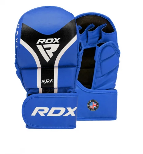 RDX MMA Rukavice Aura Plus T-17 - modré