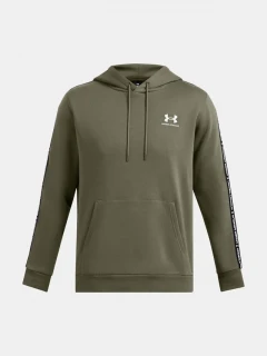 Pánská mikina UNDER ARMOUR Icon Fleece HD Taping - zelená