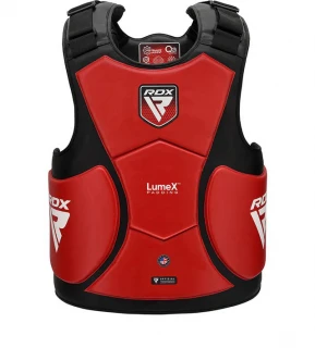 RDX Chránič hrudi pro trenéry APEX A4 - červený