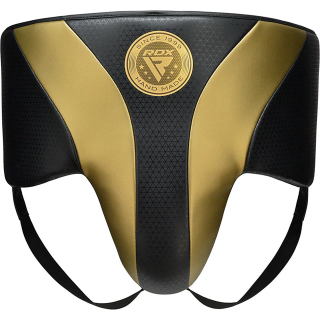 Profesionální suspenzor RDX L1 Mark Pro MMA Ce Certified - černo/zlatý