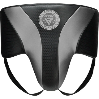 Profesionální suspenzor RDX L1 Mark Pro MMA Ce Certified - černo/stříbrný