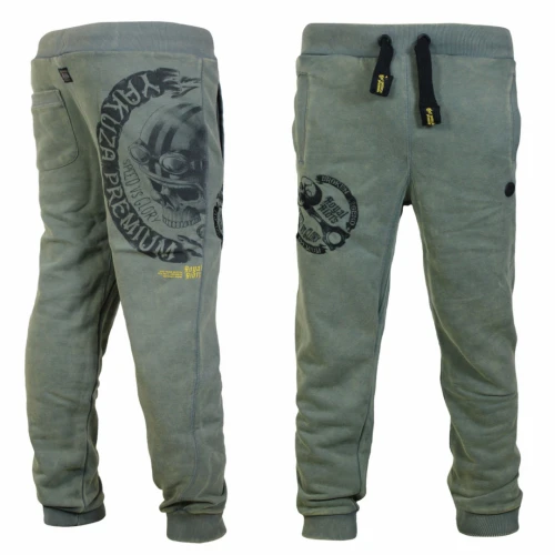 Yakuza Premium Pánské tepláky 3729 - zelené