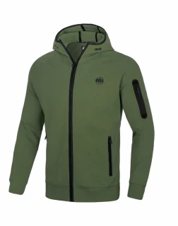 PitBull West Coast Pánská mikina Hermes KPZ - zelená