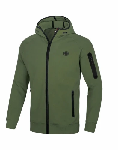 PitBull West Coast Pánská mikina Hermes KPZ - zelená