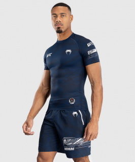 Rashguard VENUM UFC Fusion by Venum Fight Week Kr. rukáv - oceanic modrý