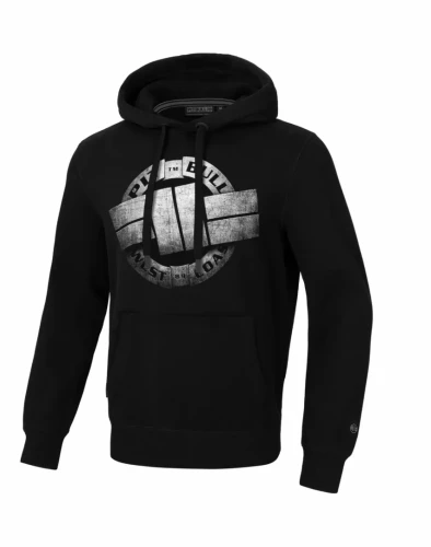 PitBull West Coast Pánská mikina KP Steel Logo X - černá