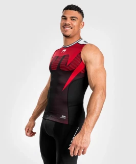 Rashguard VENUM bez rukávu Adrenaline - červený