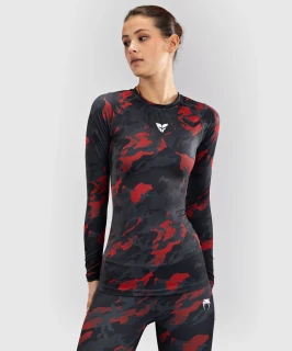 Dámský Rashguard VENUM DL. rukáv x Sophia Rose - Urban Red Camo