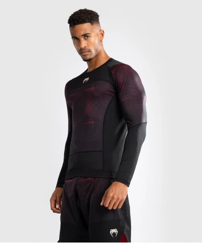 Rashguard VENUM G-Fit Air Dl. rukávem - černo/červený