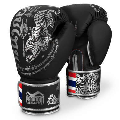 PHANTOM Boxerské rukavice Muay Thai - Limitovaná Stříbrná Edice