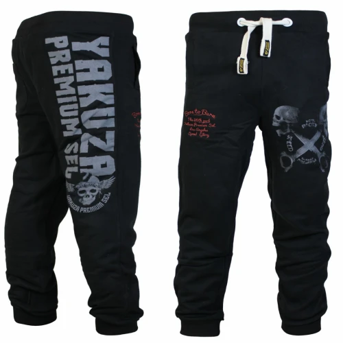 Yakuza Premium Pánské tepláky 3829 - černé