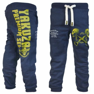 Yakuza Premium Pánské tepláky 3829 - tmavě modré