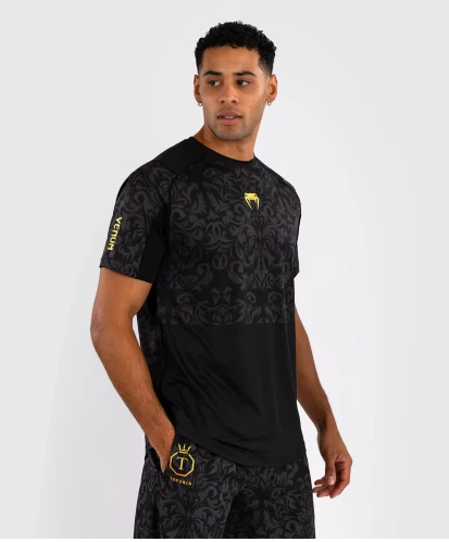 Funkční triko VENUM x Ilia Topuria Unmatched Dry-Tech Kr.rukávem - černo/zlaté