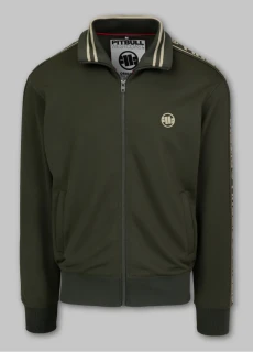 PitBull West Coast Pánska mikina Tape Logo Terry - zelená