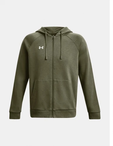 Pánská mikina UNDER ARMOUR UA Rival Fleece FZ - zelená