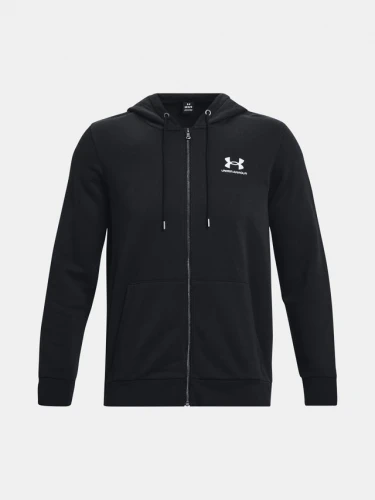 Pánská mikina UNDER ARMOUR UA Essential Fleece FZ - černá