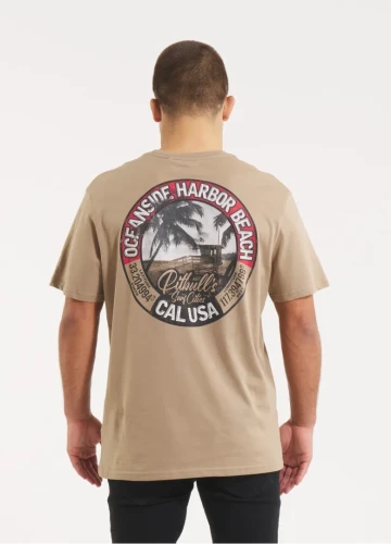 PitBull West Coast Triko Oceanside - béžové