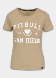 PitBull West Coast Dámské triko LOVE PB - pískové