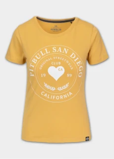 PitBull West Coast Dámské triko HEARTIE - žluté