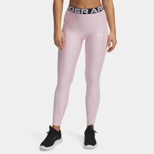 Dámské legíny Under Armour HeatGear Rib - růžové