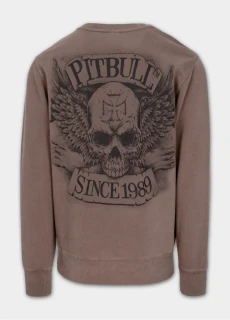 PitBull West Coast Pánska mikina BITE ME - burgury