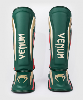 Chrániče holení VENUM Elite - zelené Special Edition