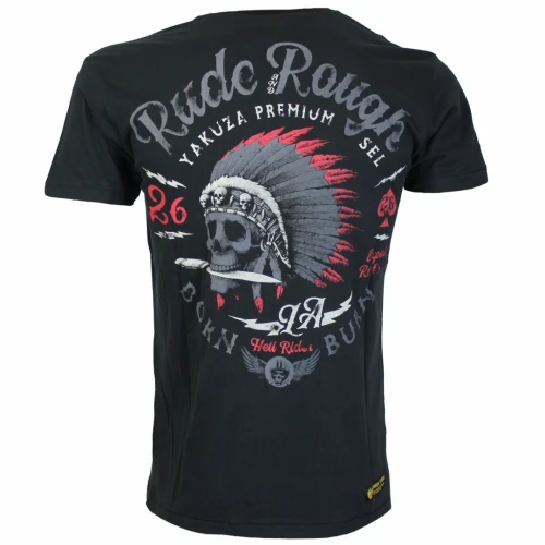 Yakuza Premium Pánské tričko YPS-3816 - černé