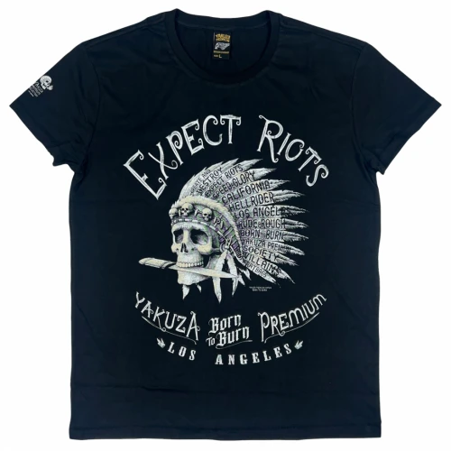 Yakuza Premium Pánské tričko YPS-3813 - černé