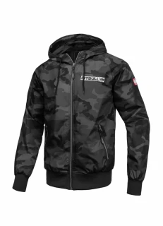 Pánská letní bunda Pitbull West Coast ATHLETIC Logo - All black camo