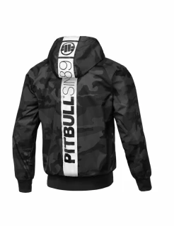 Pánská letní bunda Pitbull West Coast ATHLETIC HILLTOP - All black camo
