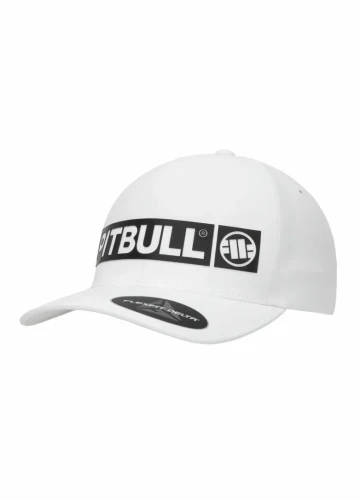 Pánská kšiltovka PitBull West Coast Hilltop Stretch-fitted - bílá