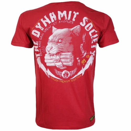 Yakuza Premium Pánské tričko YPS-3802 - červené