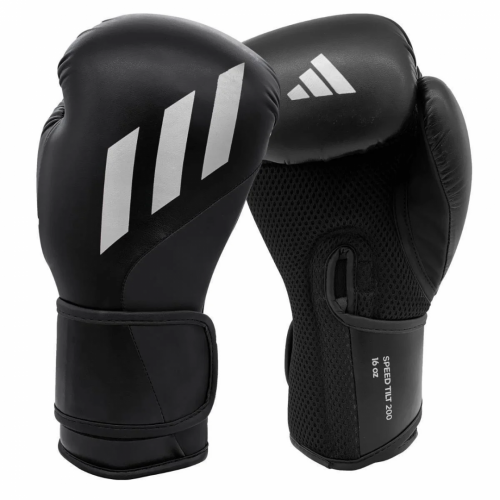 Boxerské rukavice Adidas Speed Tilt 200 - černo/stříbrné