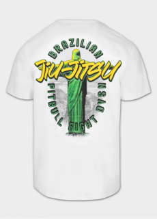 PitBull West Coast Pánské tričko PITBULL BJJ FIGHT DVSN - bílé