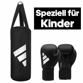 Boxerský set Adidas Junior - černo/bílý