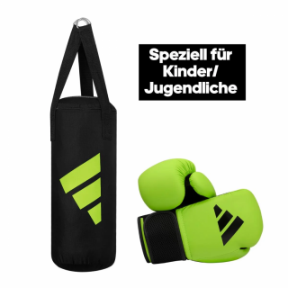 Boxerský set Adidas Junior Kit 03 8oz - neo zeleno/černé