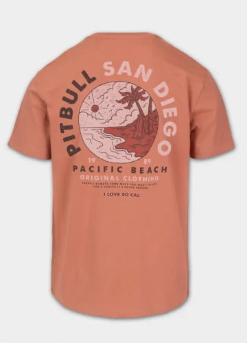 PitBull West Coast Triko PLANET SURF - lososové
