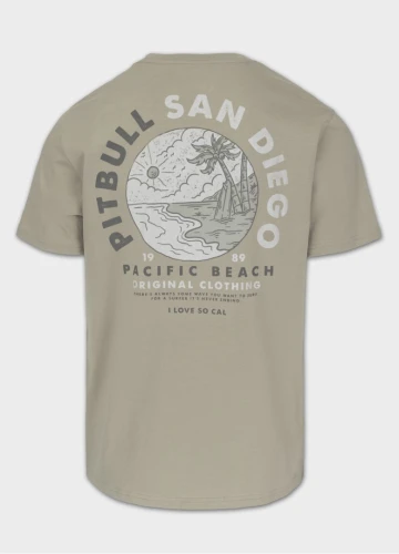 PitBull West Coast Triko PLANET SURF - béžové