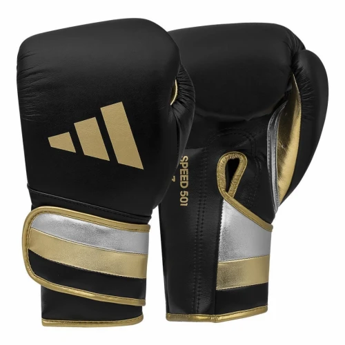 Boxerské rukavice Adidas Speed 501 - černo/zlaté