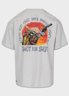 PitBull West Coast Triko Loose Fit SHOT FOR SHOT - béžové