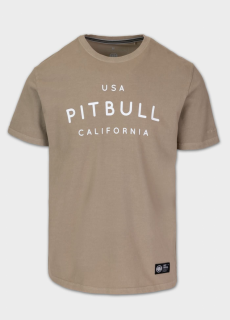 PitBull West Coast Triko Brushed USA CAL - pískové