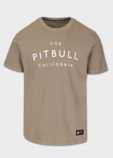 PitBull West Coast Triko Brushed USA CAL - pískové